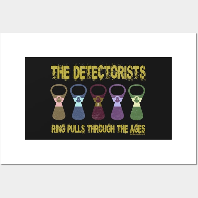 Detectorists Ring Pulls Through The Ages G-star Edition by Eye Voodoo Wall Art by eyevoodoo